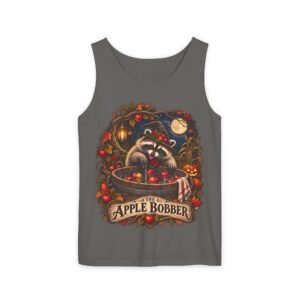 Tank Top — The Apple Bobber Raccoon Halloween Orchard Graphic