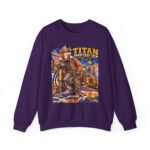 Titan Graveyard Crew Sweatshirt — Construction Equipment & Operator Graphic Crewneck