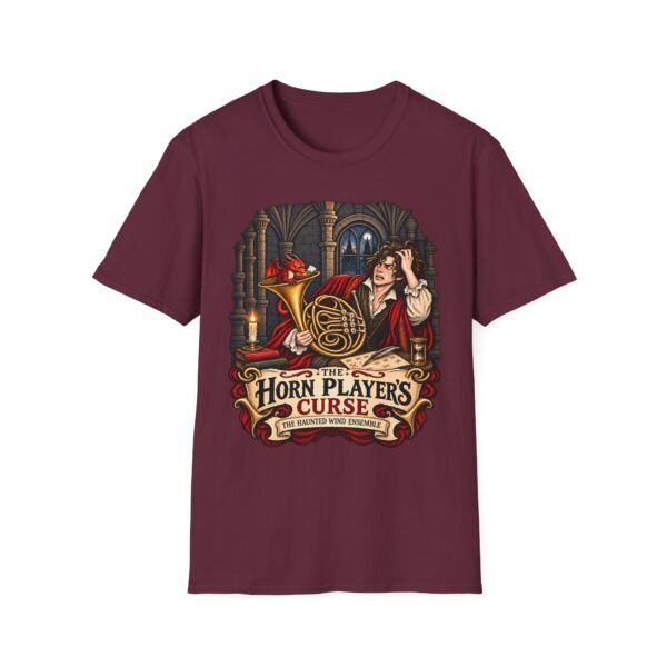 Horn Player's Curse T‑Shirt — Fantasy Bard Humor Tee