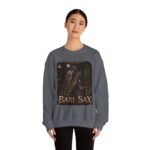 Bari-Sax Vintage Jazz Crewneck Sweatshirt