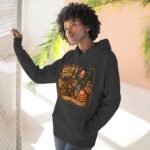 Squonk Rustic Cabin Hoodie — Vintage Forest Creature Halloween Pullover