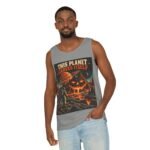 Halloween Astronaut Tank – "This Planet Carves Itself" Graphic Tank Top