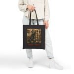 Night Shift Tote Bag — Vintage Pharmacist Apothecary Illustration Cotton Canvas Tote