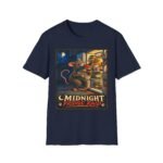 Midnight Fridge Raid T-Shirt — Cute Mouse Illustration