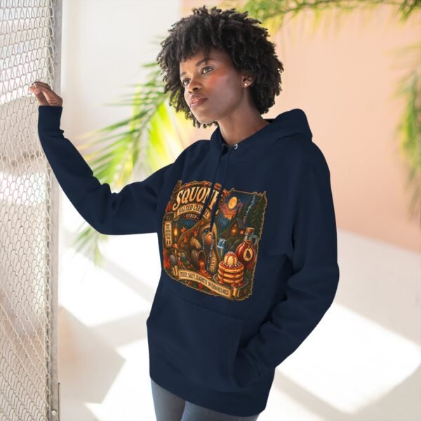 Squonk Rustic Cabin Hoodie — Vintage Forest Creature Halloween Pullover