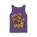 Squirrel Stacking Fridge Haul Tank Top | Vintage Foodie Illustration