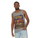 Interplanetary Pit Stop Tank Top — Retro Space Road Trip Graphic