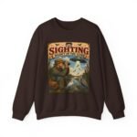 Birdwatching Crewneck Sweatshirt — “The Sighting Wasn’t in the Guide” Vintage Nature Graphic
