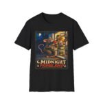 Midnight Fridge Raid T-Shirt — Cute Mouse Illustration