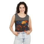 Night Courier Tank Top — Spooky Horseman Halloween Graphic Tank