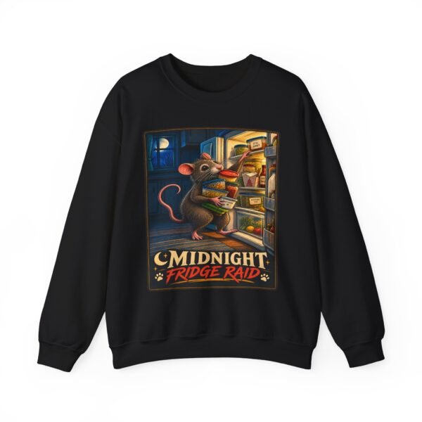 Sweatshirt — “Midnight Fridge Raid” Rat Graphic Crewneck