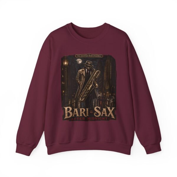 Bari-Sax Vintage Jazz Crewneck Sweatshirt