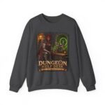 Dungeon Help Desk Crewneck Sweatshirt — RPG Gamer Cozy Pullover