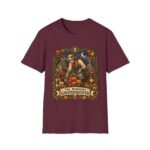 Groundskeeper Skull Halloween T-Shirt — “The Midnight Groundskeeper” Pumpkin Patch Tee