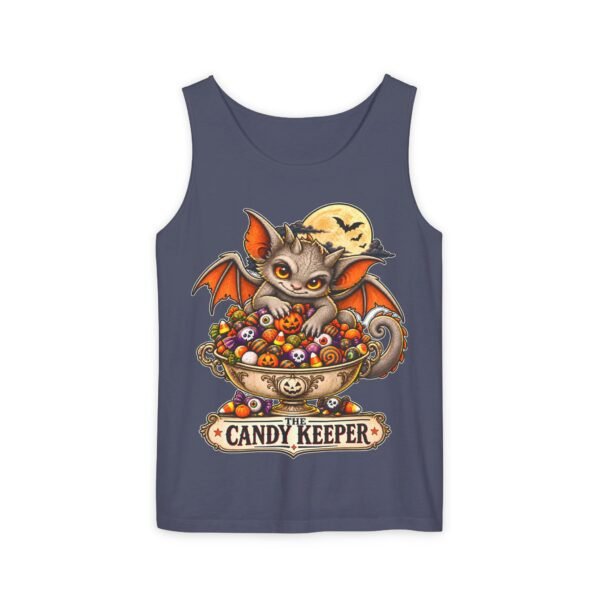 Candy Keeper Bat Tank Top — Cute Halloween Candy Bowl Graphic Tank