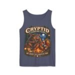 Cryptid Camping Club Tank Top — "We Share the Campsite Now" Graphic Tank