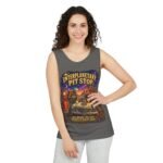 Interplanetary Pit Stop Tank Top — Retro Space Road Trip Graphic