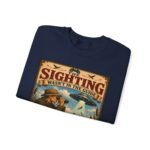 Birdwatching Crewneck Sweatshirt — “The Sighting Wasn’t in the Guide” Vintage Nature Graphic
