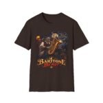 Baritone Beast T-Shirt — Vintage Jazz Saxophone Night Music Tee