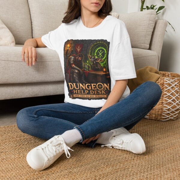 Dungeon Help Desk T-Shirt — Fantasy RPG Gaming Tee