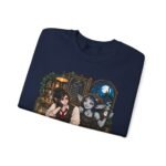Graveyard Shift Besties Crewneck Sweatshirt — Cute Goth Friendship Graphic