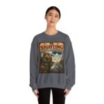 Birdwatching Crewneck Sweatshirt — “The Sighting Wasn’t in the Guide” Vintage Nature Graphic