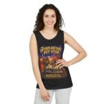 Interplanetary Pit Stop Tank Top — Retro Space Road Trip Graphic