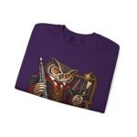 Clarinet Oboe Owl Crewneck Sweatshirt — “Oboe Not Clarinet” Vintage Music Teacher Gift