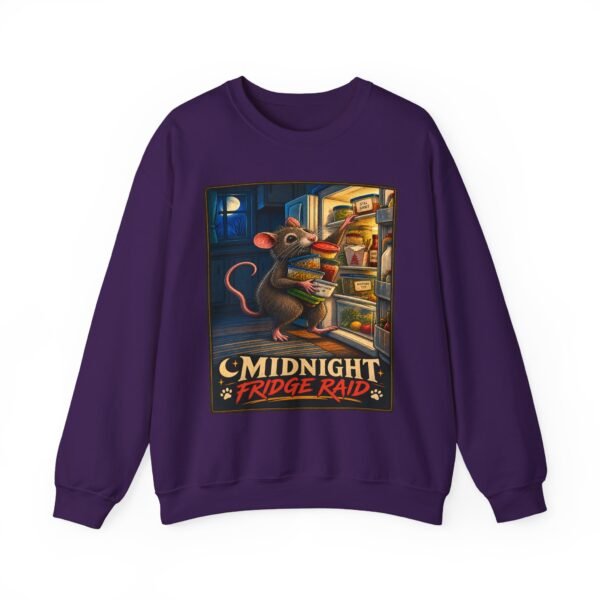 Sweatshirt — “Midnight Fridge Raid” Rat Graphic Crewneck