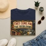 They Came For The Heirlooms Graphic T-Shirt — Vintage Alien Harvest Farm Design