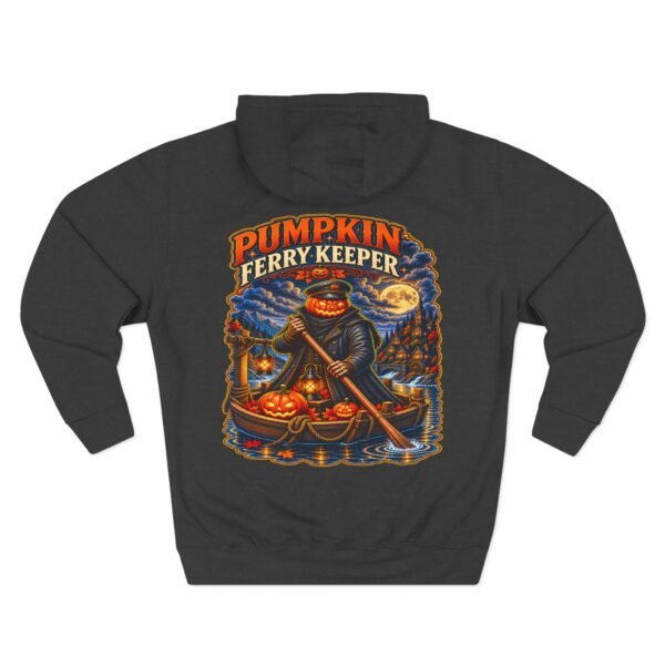 Pumpkin Ferry Keeper Hoodie – Halloween Pumpkin Boat Graphic Hoodie