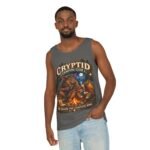 Cryptid Camping Club Tank Top — "We Share the Campsite Now" Graphic Tank