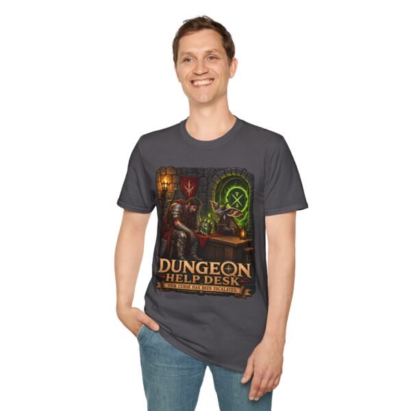 Dungeon Help Desk T-Shirt — Fantasy RPG Gaming Tee