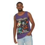 Alien Halloween Tank Top — “The Doorbell Works in Zero Gravity” Graphic