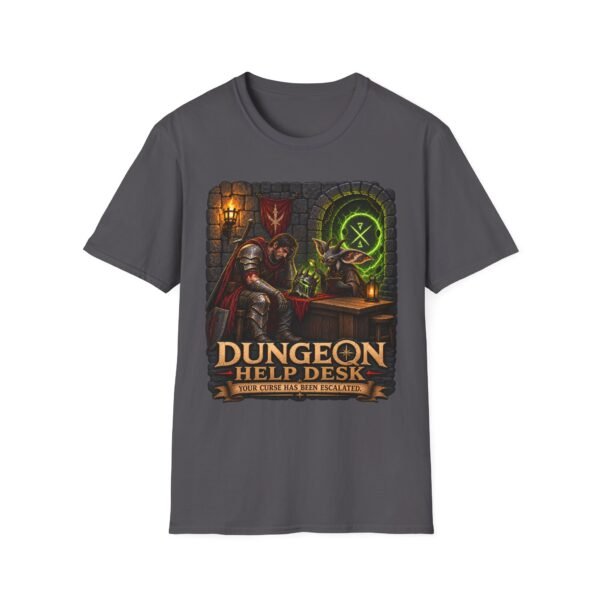 Dungeon Help Desk T-Shirt — Fantasy RPG Gaming Tee