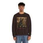 Night Shift Crewneck Sweatshirt — Vintage Bear Night Worker Graphic