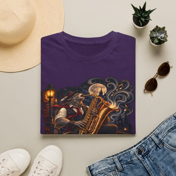 Baritone Beast T-Shirt — Vintage Jazz Saxophone Night Music Tee