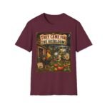 They Came For The Heirlooms Graphic T-Shirt — Vintage Alien Harvest Farm Design