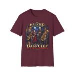 Haunted Wind Ensemble T-Shirt — "Bass Clef After Midnight" Gothic Band Tee