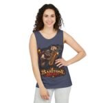 Baritone Beast Tank Top — Vintage Jazz Saxophone Musician Graphic