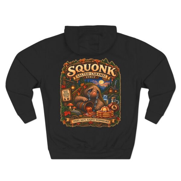 Squonk Rustic Cabin Hoodie — Vintage Forest Creature Halloween Pullover
