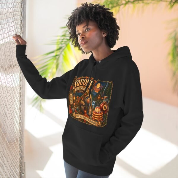 Squonk Rustic Cabin Hoodie — Vintage Forest Creature Halloween Pullover