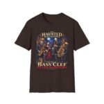 Haunted Wind Ensemble T-Shirt — "Bass Clef After Midnight" Gothic Band Tee