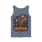 Baritone Beast Tank Top — Vintage Jazz Saxophone Musician Graphic