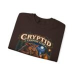 Cryptid Camping Club Sweatshirt — 'We Share the Campsite Now' Cozy Crewneck