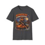 Pumpkin Ferry Keeper T-Shirt — Halloween Jack-O’-Lantern Graphic Tee