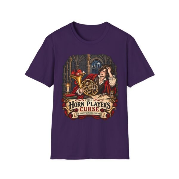 Horn Player's Curse T‑Shirt — Fantasy Bard Humor Tee