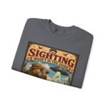 Birdwatching Crewneck Sweatshirt — “The Sighting Wasn’t in the Guide” Vintage Nature Graphic