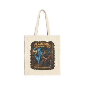 Paranormal Maintenance Crew Tote Bag — Ghost Hunter Utility Canvas Tote