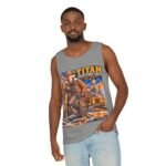 Titan Graveyard Crew Tank Top — Construction Fox Graphic Worksite Tee